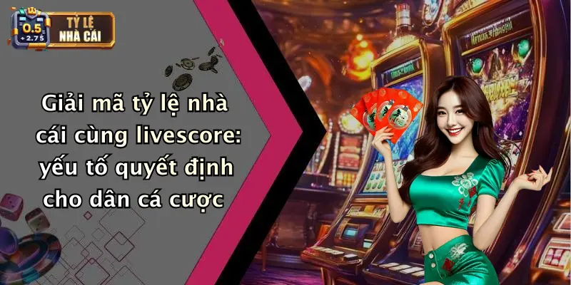 Giải mã tỷ lệ nhà cái cùng livescore: yếu tố quyết định cho dân cá cược