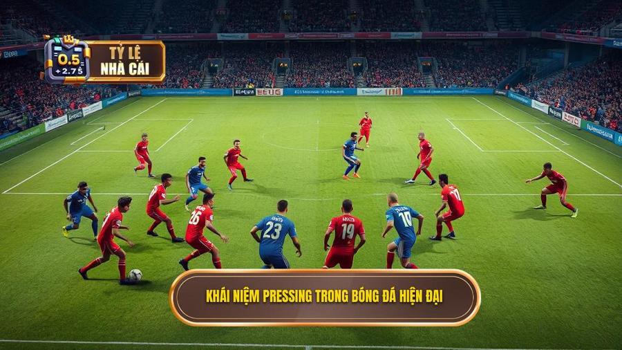 1. Khái niệm Pressing trong bóng đá hiện đại